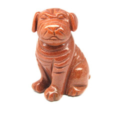 Dog (Pug) 2.25 Inch Figurine - Goldstone