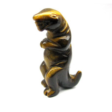 Dinosaur (T-Rex) 2.25 Inch Figurine - Tiger Eye