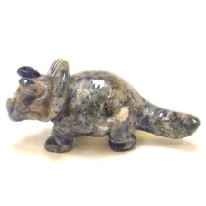 Dinosaur (Triceratops) 2.25 Inch Figurine - Sodalite