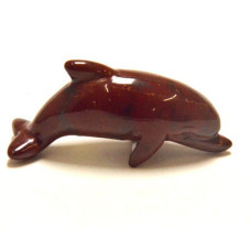 Dolphin Classic 2.25 Inch Figurine - Rainbow Jasper