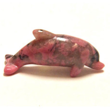 Dolphin Classic 2.25 Inch Figurine - Rhodonite