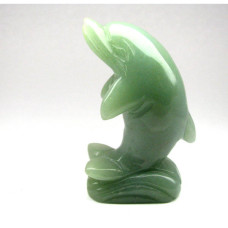 Dolphin on Base 2.25 Inch Figurine - Aventurine