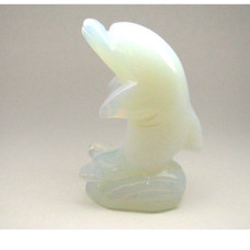 Dolphin on Base 2.25 Inch Figurine - Opalite