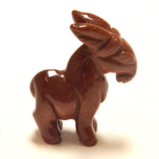 Donkey 2.25 Inch Figurine - Goldstone