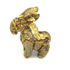 Donkey 2.25 Inch Figurine - Picture Jasper