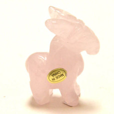 Donkey 2.25 Inch Figurine - Rose Quartz