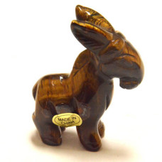 Donkey 2.25 Inch Figurine - Tiger Eye