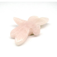 Dragonfly 2.25 Inch Figurine - Rose Quartz