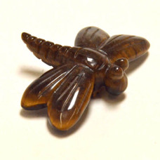 Dragonfly 2.25 Inch Figurine - Tiger Eye