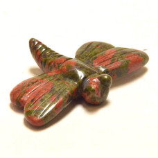 Dragonfly 2.25 Inch Figurine - Unakite