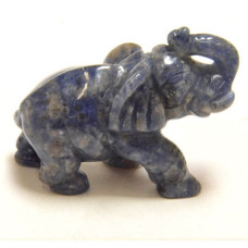 Elephant Classic 2.25 Inch Figurine - Sodalite