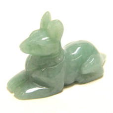 Egyptian Dog Anubis 2.25 Inch Figurine - Aventurine