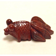 Goldfish 2.25 Inch Figurine - Rainbow Jasper