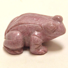 Frog Classic 2.25 Inch Figurine - Rhodonite