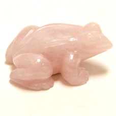 Frog Classic 2.25 Inch Figurine - Rose Quartz