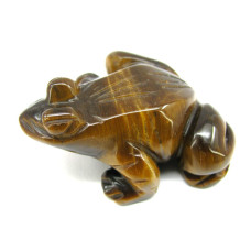 Frog Classic 2.25 Inch Figurine - Tiger Eye