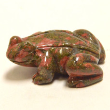 Frog Classic 2.25 Inch Figurine - Unakite