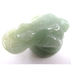 Frog with Coin 2.25 Inch Figurine - Aventurine