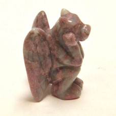 Gargoyle 2.25 Inch Figurine - Rhodonite