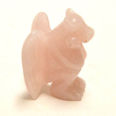 Gargoyle 2.25 Inch Figurine - Rose Quartz