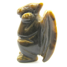 Gargoyle 2.25 Inch Figurine - Tiger Eye