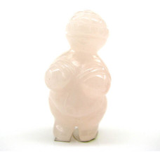 Goddess (Venus of Willendorf) 2.25 Inch Figurine - Rose Quartz