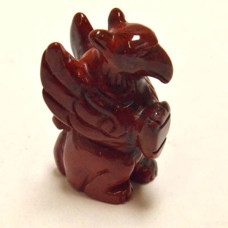 Griffin 2.25 Inch Figurine - Rainbow Jasper