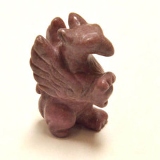 Griffin 2.25 Inch Figurine - Rhodonite