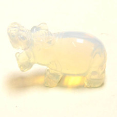 Hippo 2.25 Inch Figurine - Opalite