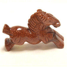 Horse Running 2.25 Inch Figurine - Goldstone