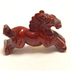 Horse Running 2.25 Inch Figurine - Rainbow Jasper