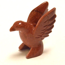 Hummingbird 2.25 Inch Figurine - Goldstone