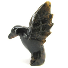 Hummingbird 2.25 Inch Figurine - Tiger Eye