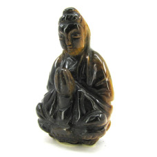 Kwin Yin 2.25 Inch Figurine - Tiger Eye