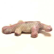 Lizard 2.25 Inch Figurine - Rhodonite