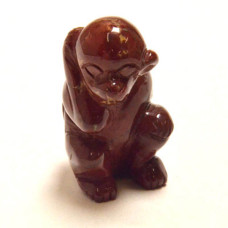 Monkey 2.25 Inch Figurine - Rainbow Jasper