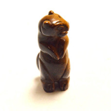 Otter Standing 2.25 Inch - Tiger Eye