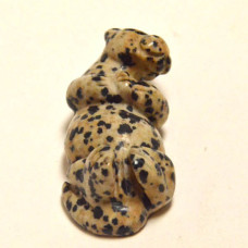 Otter 2.25 Inch Figurine - Dalmatian Dacite