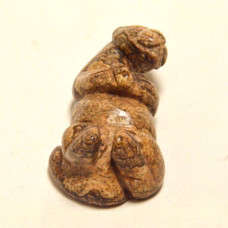 Otter 2.25 Inch Figurine - Picture Jasper