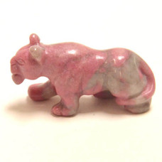 Panther 2.25 Inch Figurine - Rhodonite