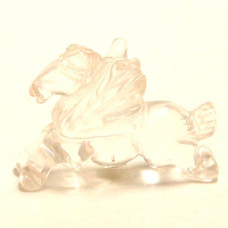 Pegasus 2.25 Inch Figurine - Fused Clear Quartz