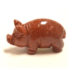 Pig Classic 2.25 Inch Figurine - Goldstone