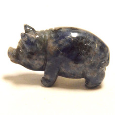 Pig Classic 2.25 Inch Figurine - Sodalite