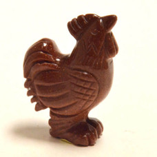 Rooster 2.25 Inch Figurine - Goldstone