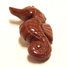 Seahorse 2.25 Inch Figurine - Goldstone