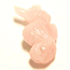 Seahorse 2.25 Inch Figurine - Rose Quartz