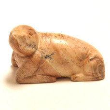 Seal 2.25 Inch Figurine - Picture Jasper