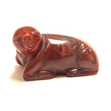 Seal 2.25 Inch Figurine - Rainbow Jasper