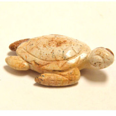 Sea Turtle 2.25 Inch Figurine - Picture Jasper