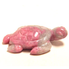 Sea Turtle 2.25 Inch Figurine - Rhodonite